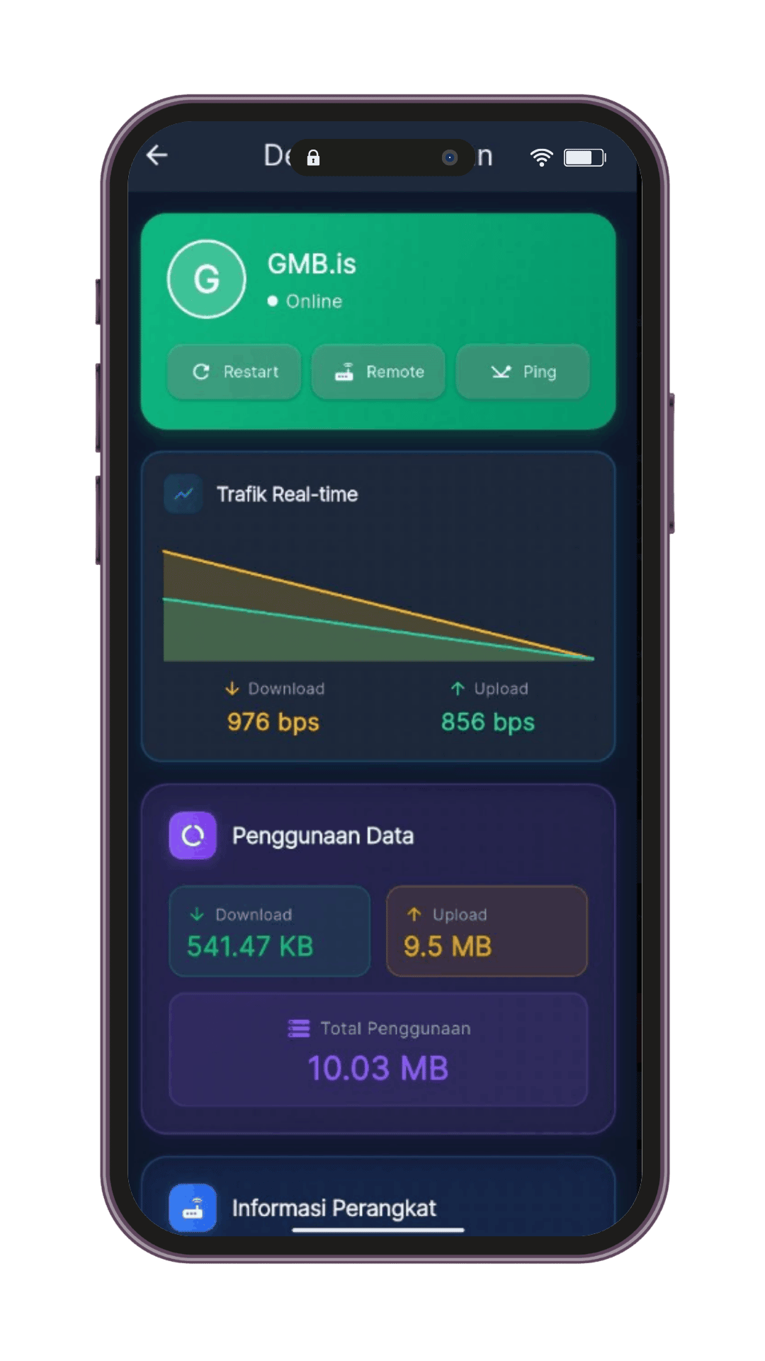 Monitoring pelanggan PPPoE — Nottik Hero